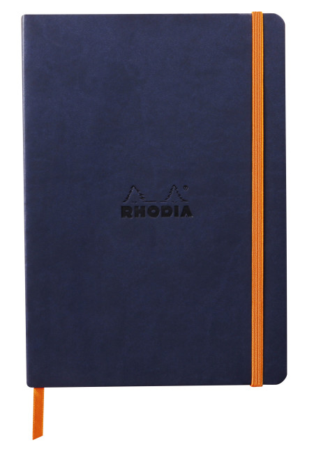 Rhodia Softcover Notebook - A5 - Midnight - Dotted